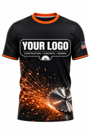 Saw Blade custom construction crew uniform