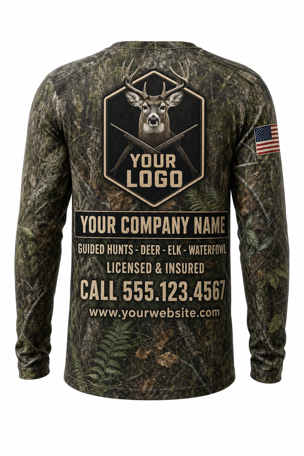 Blacktail Deer Custom Hunting Team Uniform - custom crew uniform