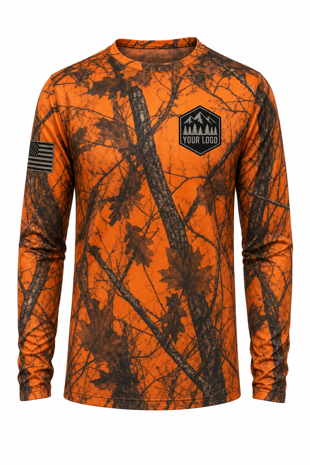 Camo Texture Guide Crew Shirt - custom crew uniform