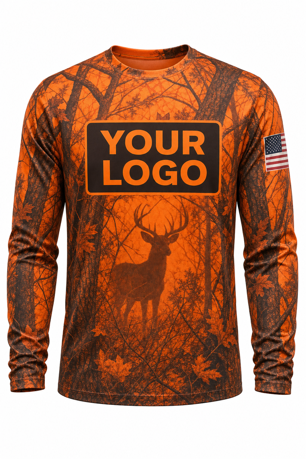 Blaze Safety Camo Custom Hunting Team Uniform - custom crew uniform