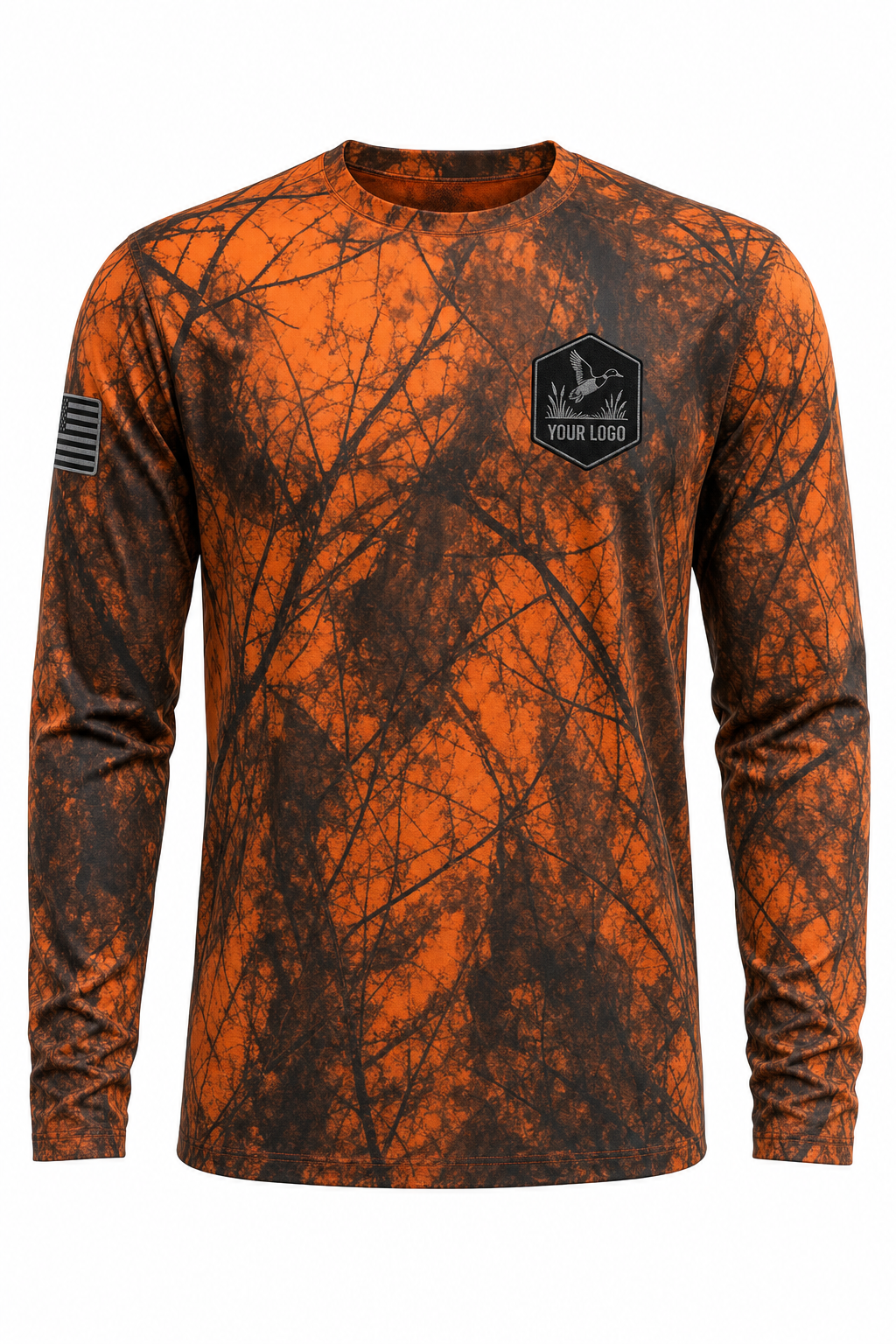Waterfowl Guide Crew Shirt - custom crew uniform