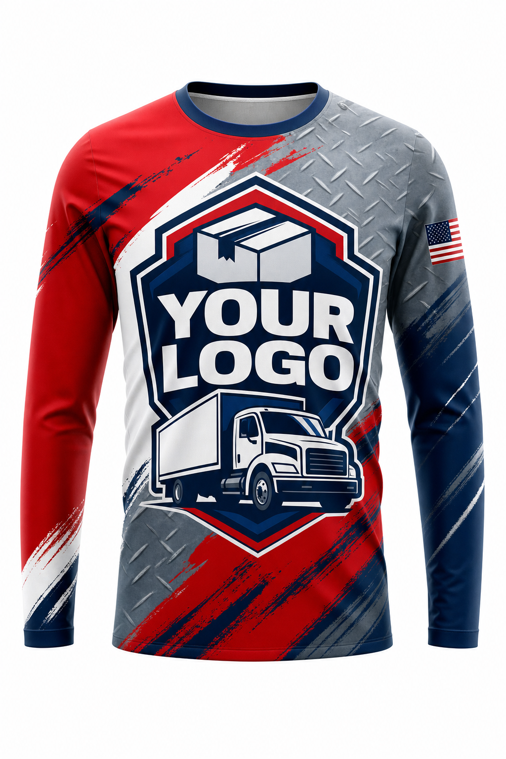 Blue Collar custom moving & junk removal crew uniform Long Sleeve — front