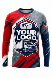 Blue Collar custom moving & junk removal crew uniform Long Sleeve — front