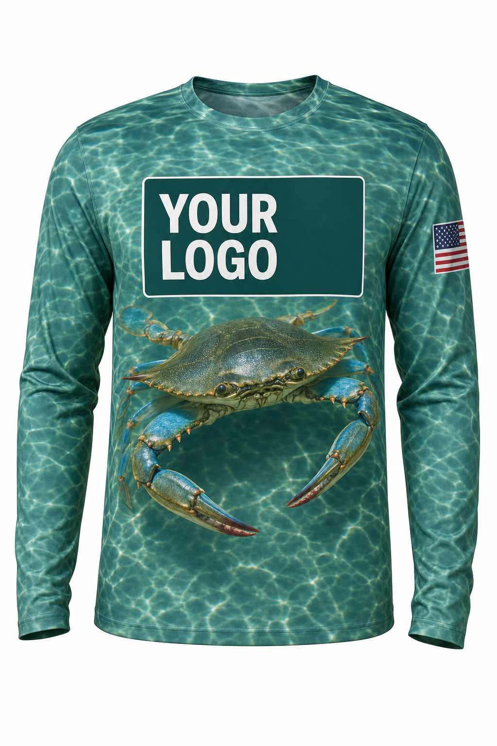 Blue Crab Custom Fishing Team Uniform - custom crew uniform