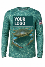 Blue Crab Custom Fishing Team Uniform - custom crew uniform