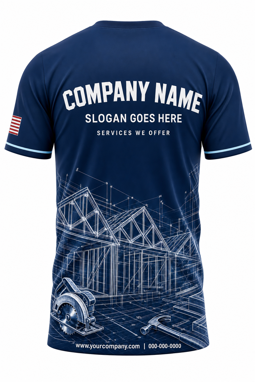 Blueprint Frame - Crew Uniform back