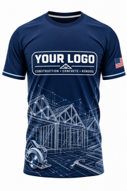 Blueprint Frame custom construction crew uniform