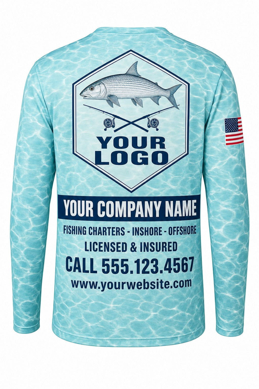 Bonefish Custom Fishing Team Uniform - custom crew uniform