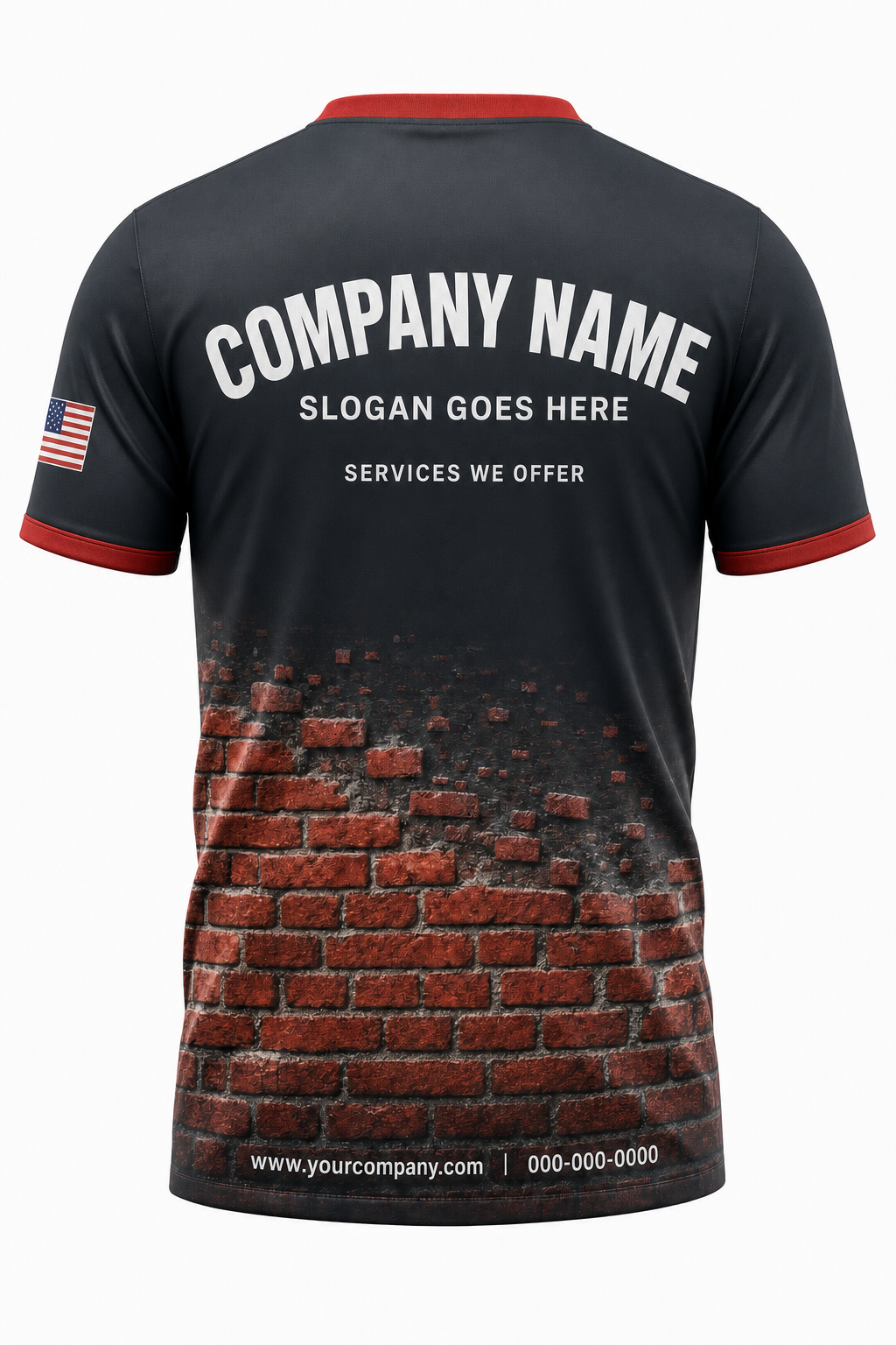 Brick Bond - Crew Uniform back