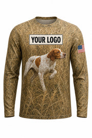 Brittany Spaniel Upland Custom Hunting Team Uniform - custom crew uniform