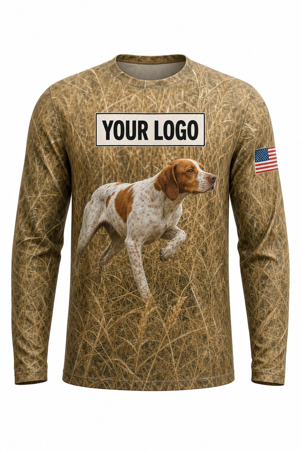 Brittany Spaniel Upland Custom Hunting Team Uniform - custom crew uniform