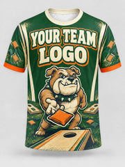 Bulldog Bags custom cornhole team jersey, front