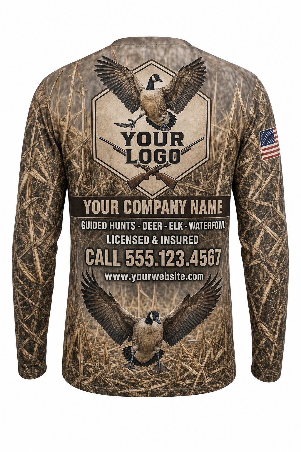 Canada Goose Custom Hunting Team Uniform - custom crew uniform