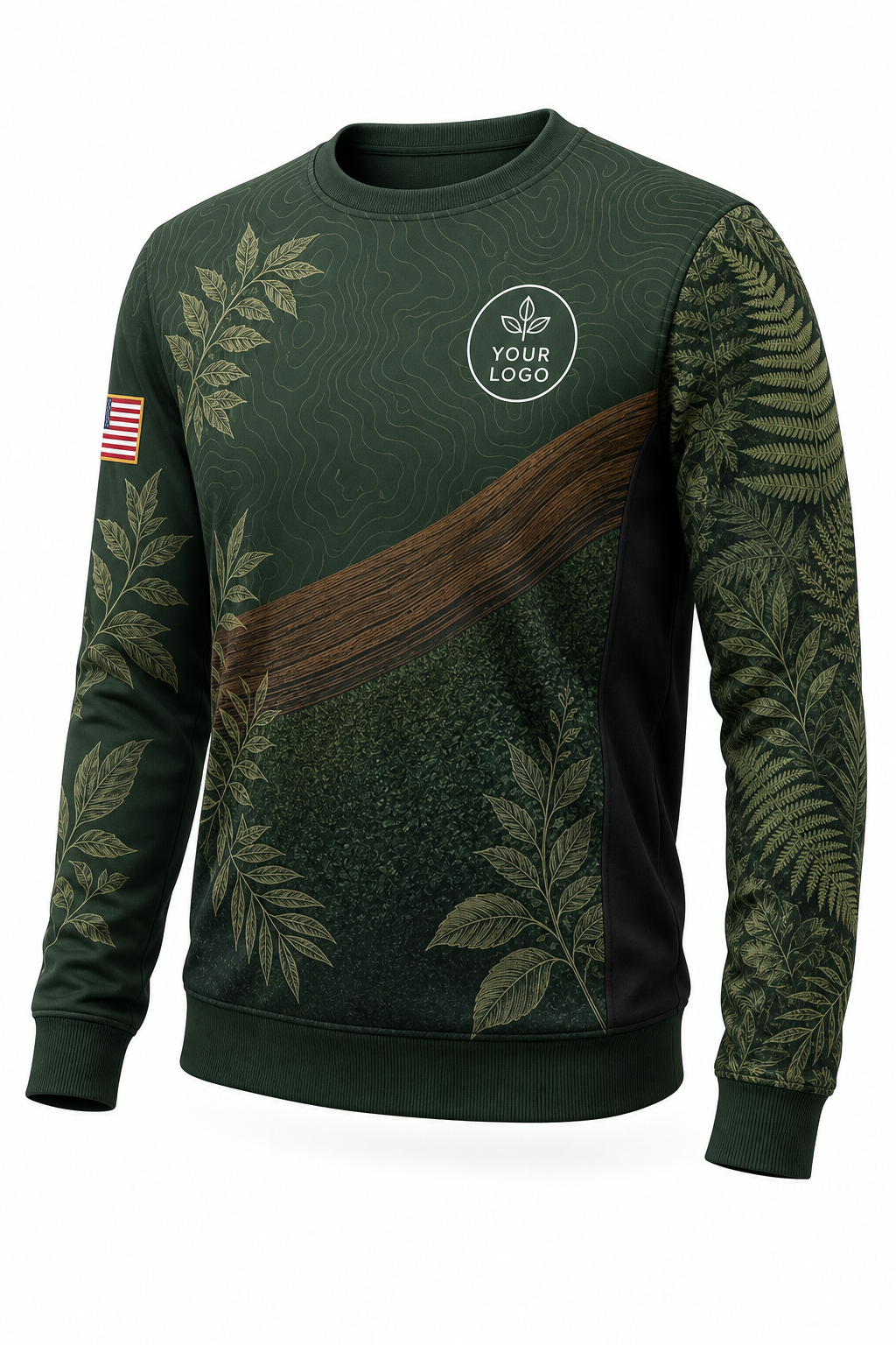 Canopy Contour custom lawn care & landscaping crew uniform Sweatshirt — front