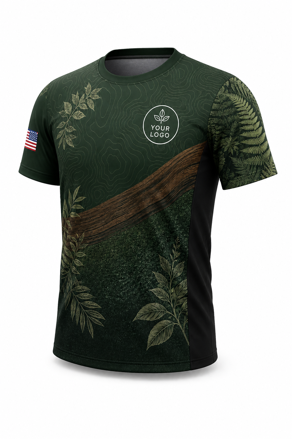 Canopy Contour custom lawn care & landscaping crew uniform T-Shirt — front