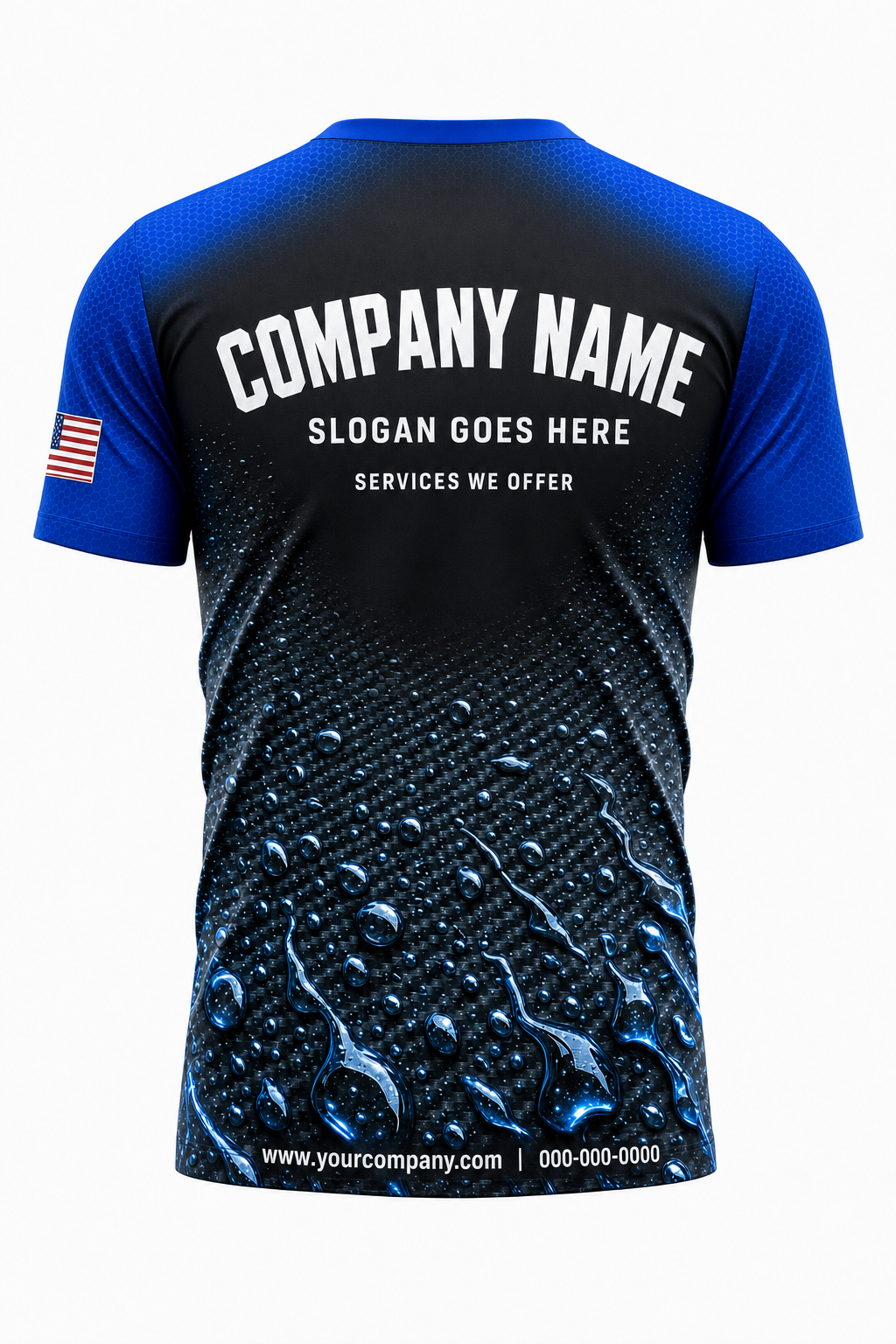 Carbon Drip - Crew Uniform back
