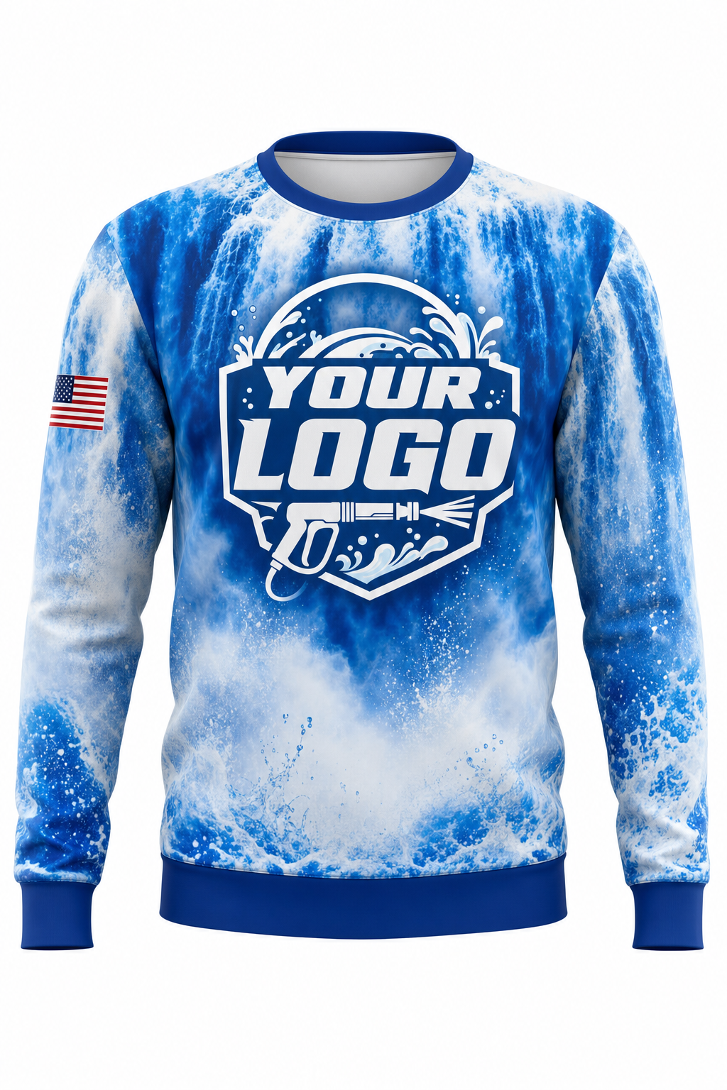 Cascade Falls custom roof cleaning & pressure washing crew uniform Sweatshirt — front