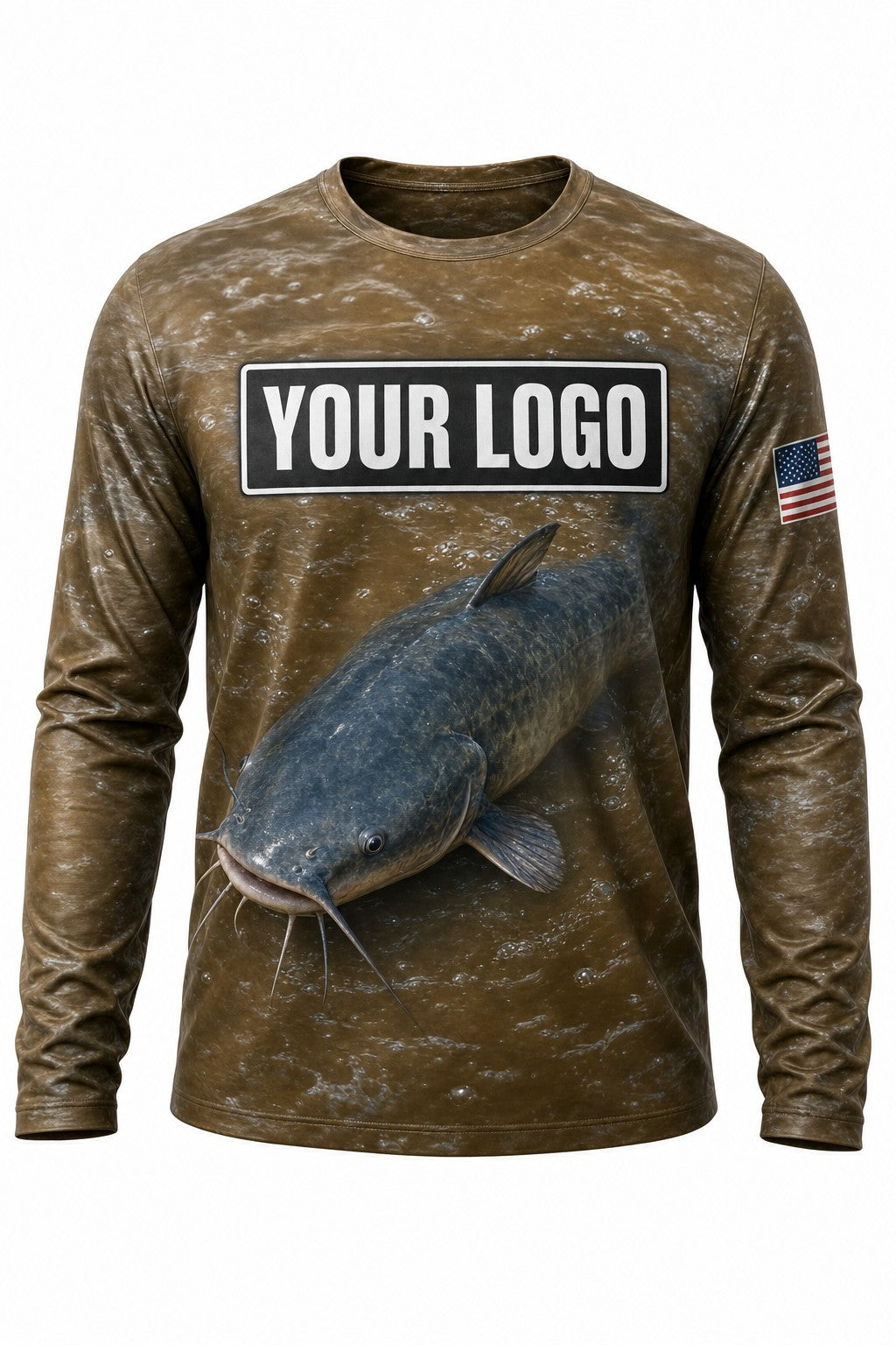 Blue Catfish Custom Fishing Team Uniform - custom crew uniform