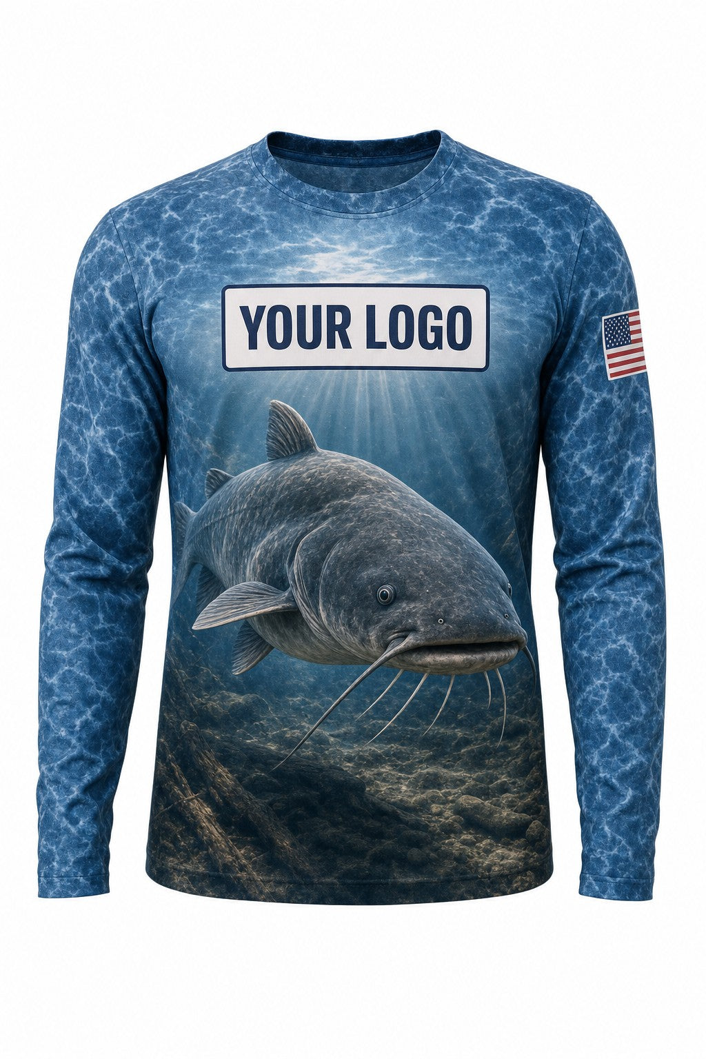 Catfish Scale Wrap Custom Fishing Team Uniform - custom crew uniform