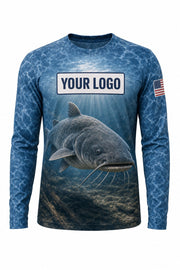 Catfish Scale Wrap Custom Fishing Team Uniform - custom crew uniform