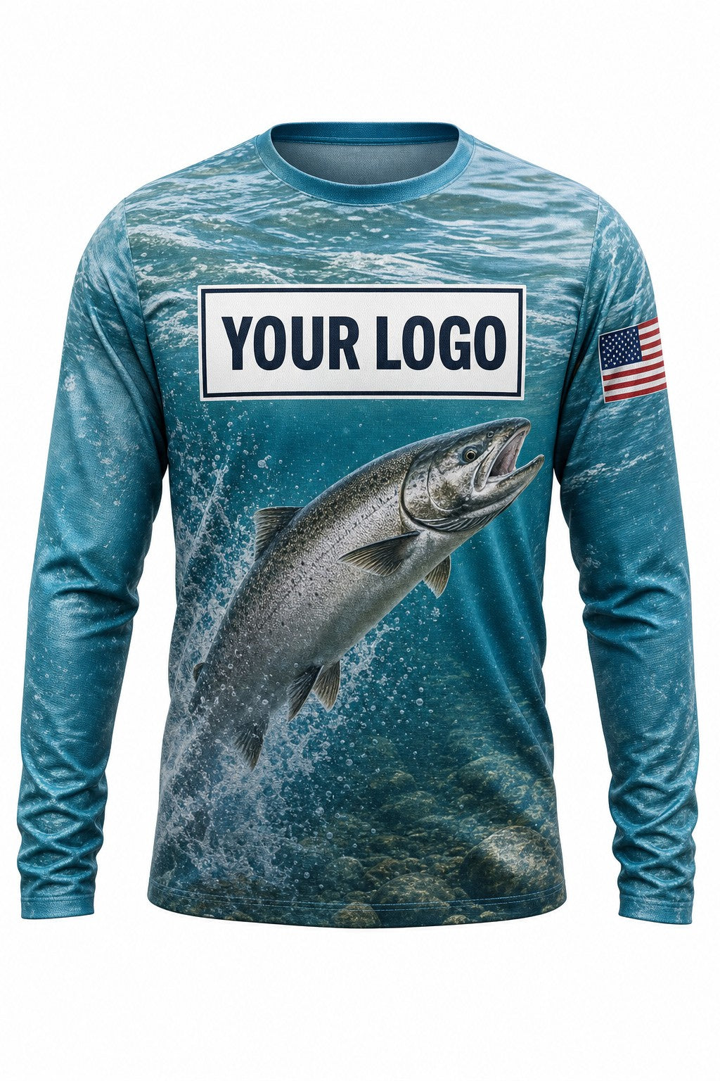 Chinook Salmon Custom Fishing Team Uniform - custom crew uniform