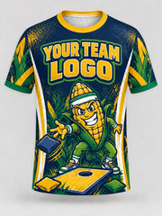 Cob Toss custom cornhole team jersey, front