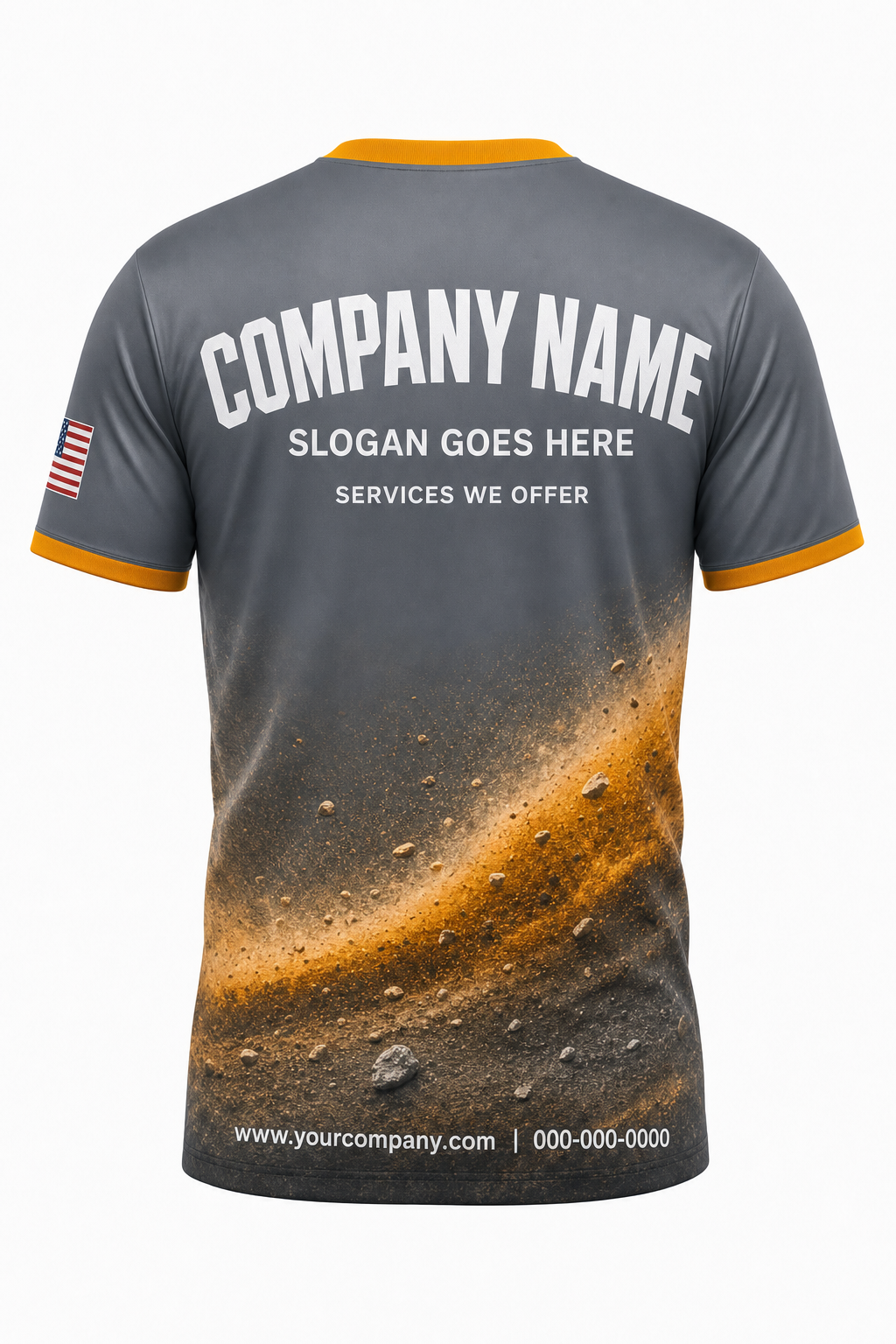 Concrete Dust - Crew Uniform back