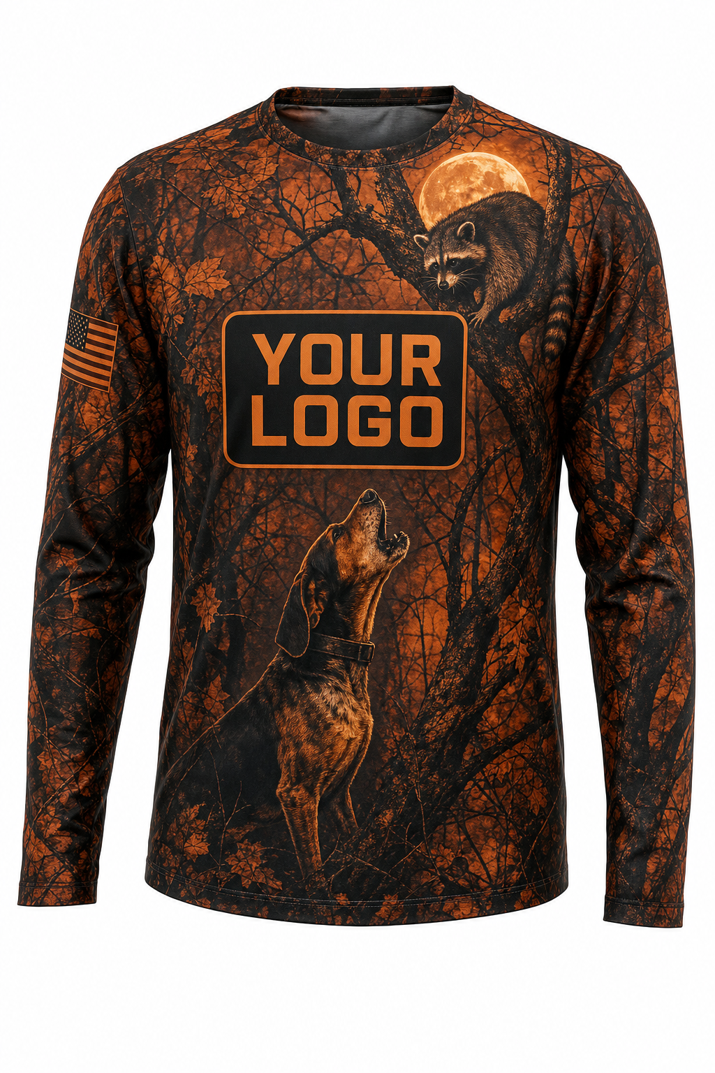 Coonhound Night Hunt Custom Hunting Team Uniform - custom crew uniform