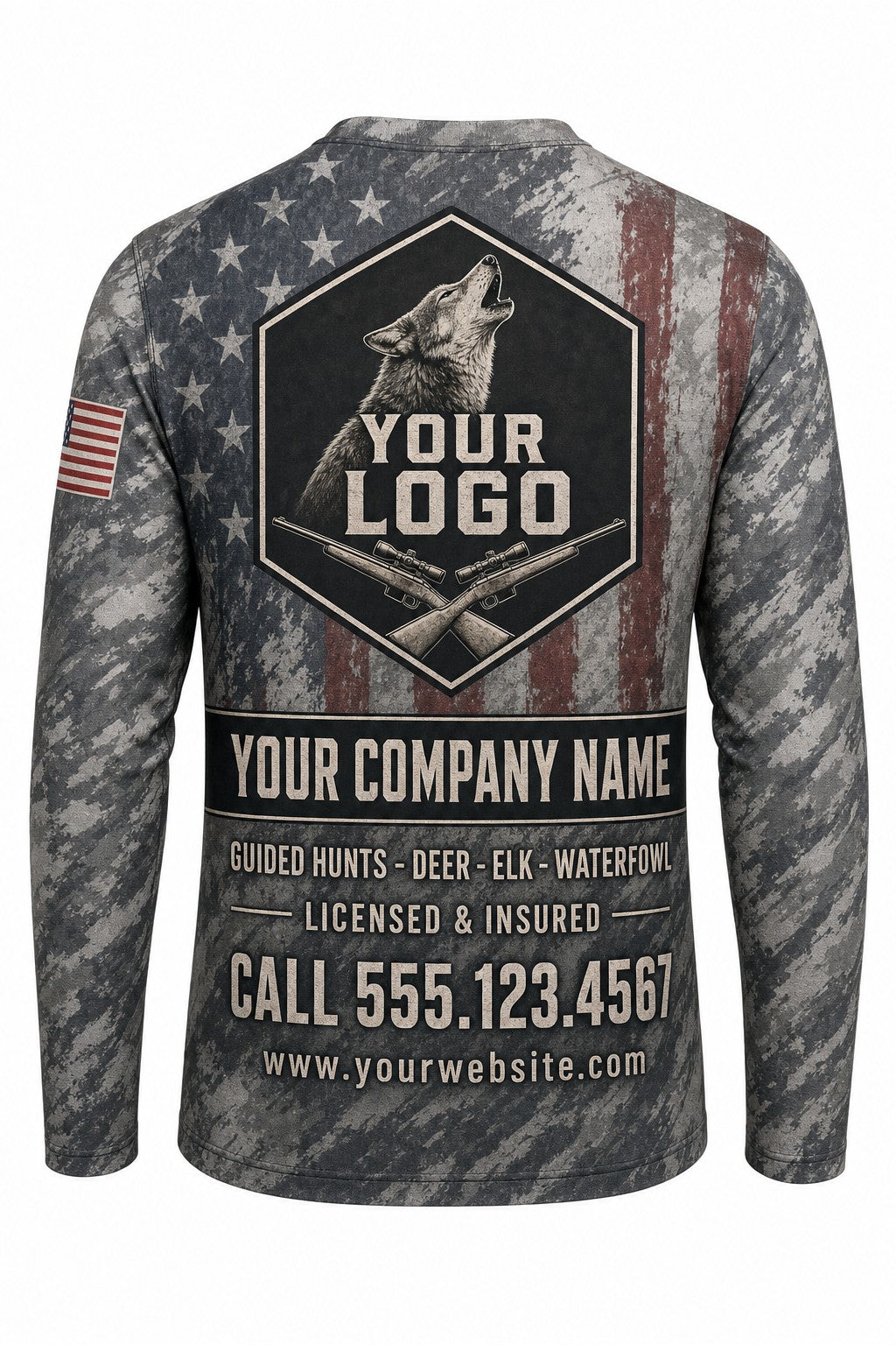 Coyote Flag Custom Hunting Team Uniform - custom crew uniform