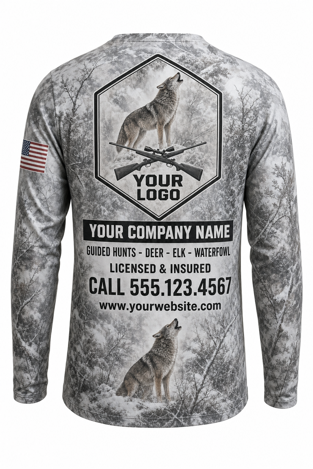 Coyote Predator Custom Hunting Team Uniform - custom crew uniform