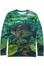 Crappie Fishing Shirt - custom crew uniform