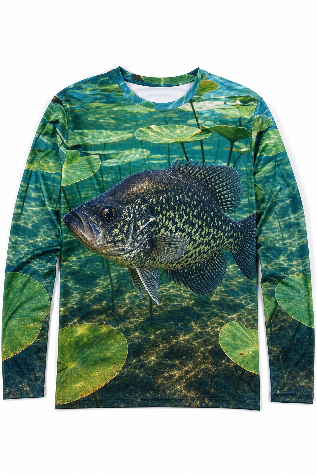 Crappie Fishing Shirt - custom crew uniform
