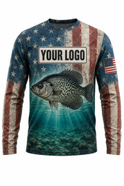 Crappie Flag Custom Fishing Team Uniform - custom crew uniform