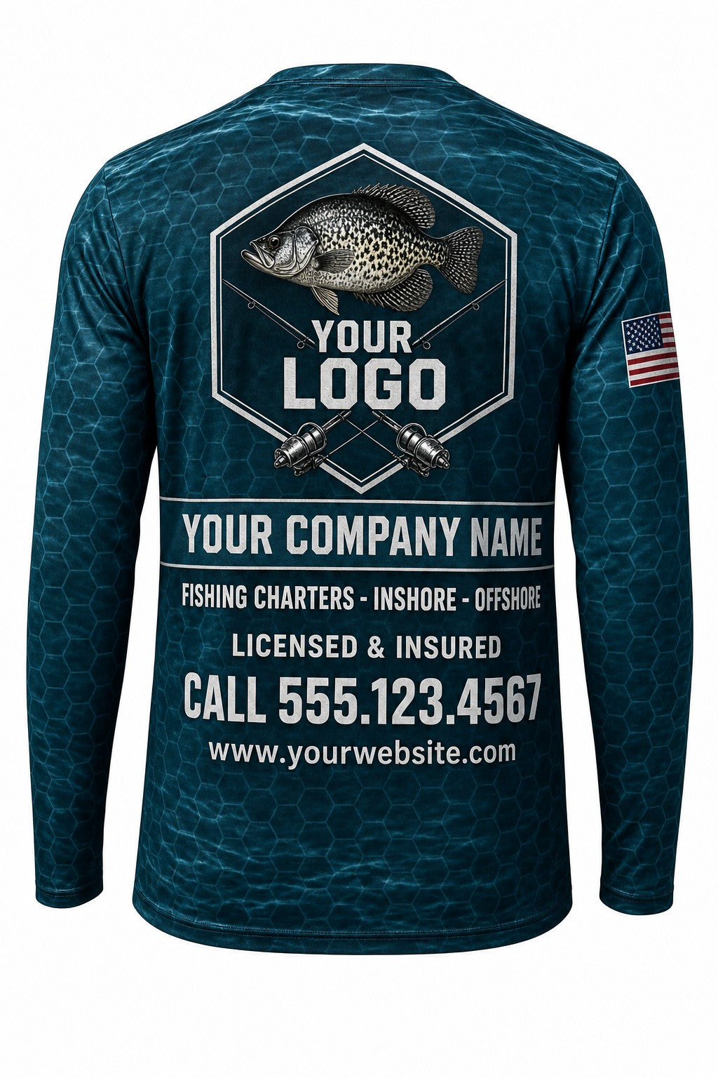 Crappie Custom Fishing Team Uniform - custom crew uniform