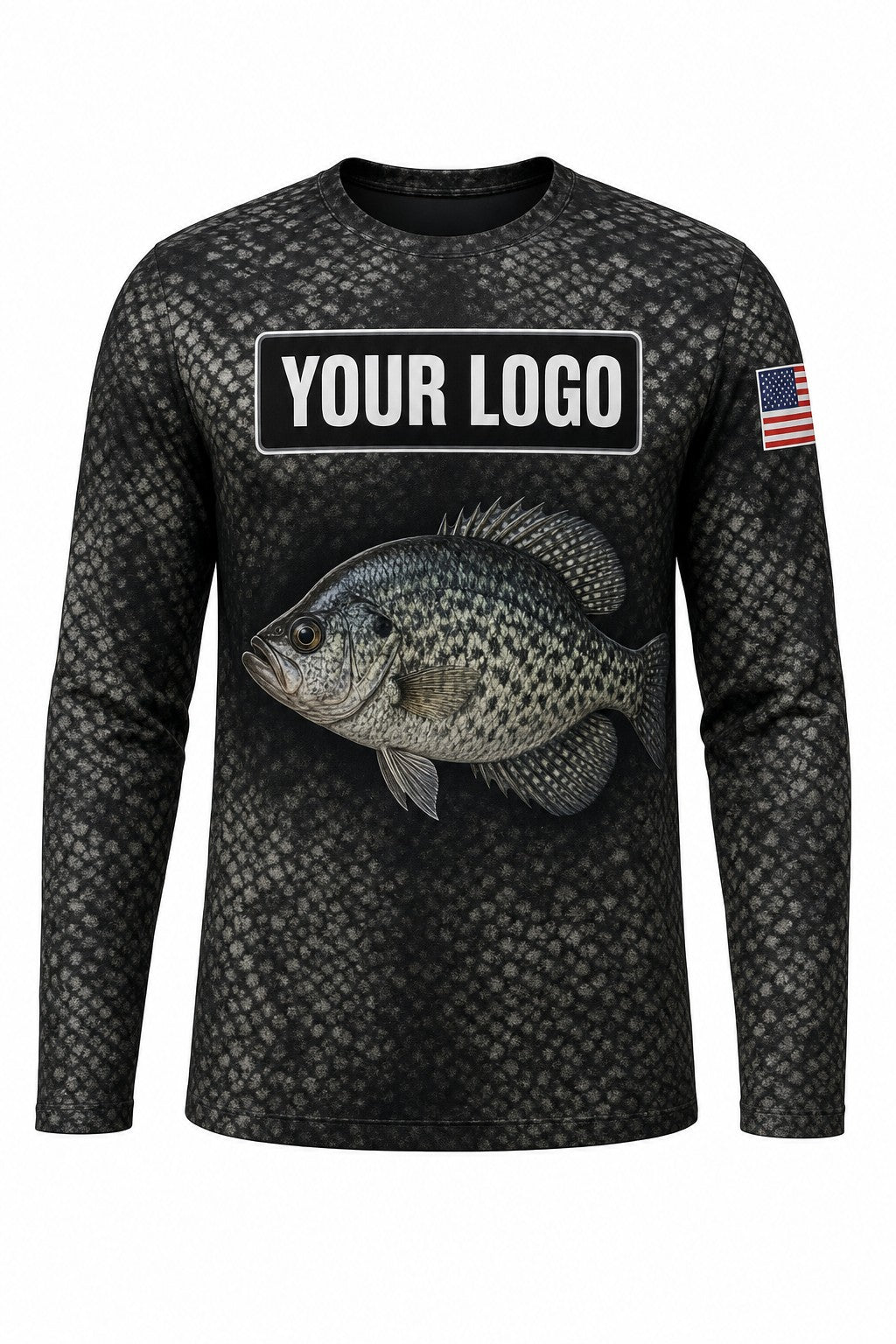 Crappie Scale Wrap Custom Fishing Team Uniform - custom crew uniform