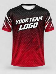 Crimson Fade custom cornhole team jersey, front