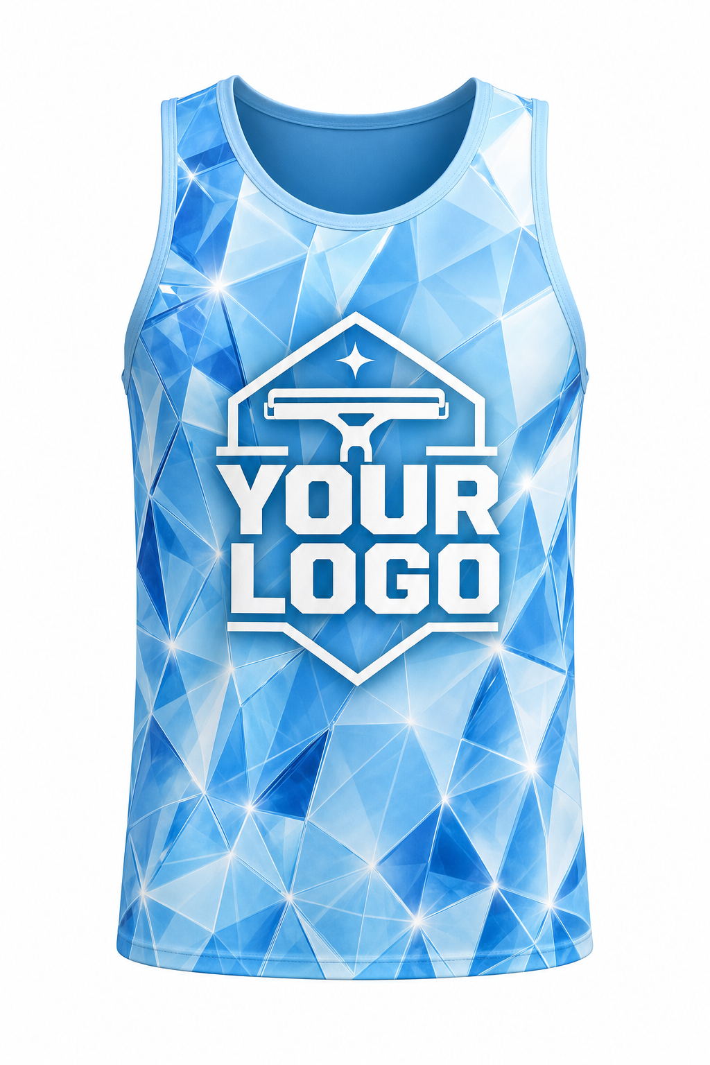 Crystal Clear custom window cleaning crew uniform Tank Top — front