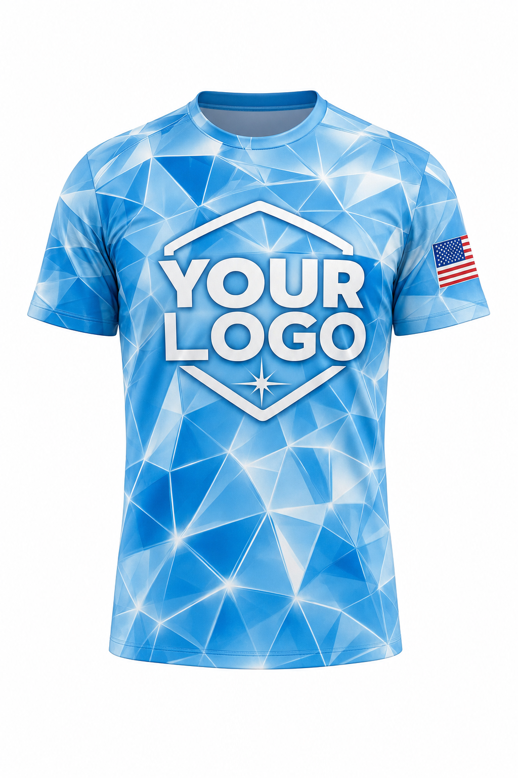 Crystal Clear custom window cleaning crew uniform t-shirt — front (tee-front)