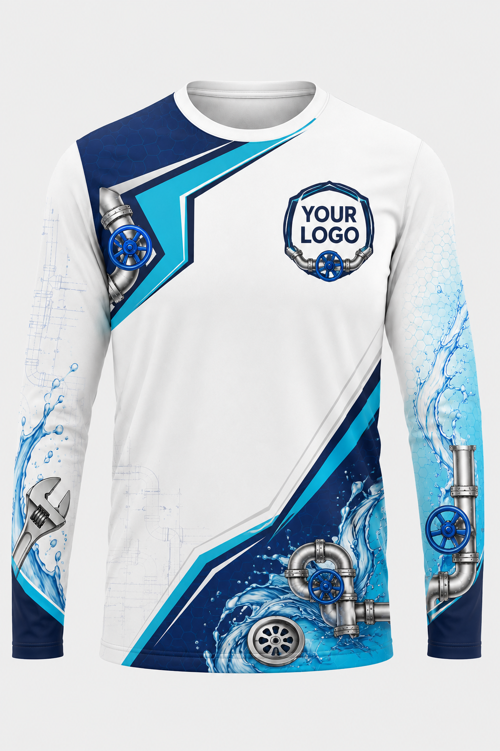 Cyan Vortex, front