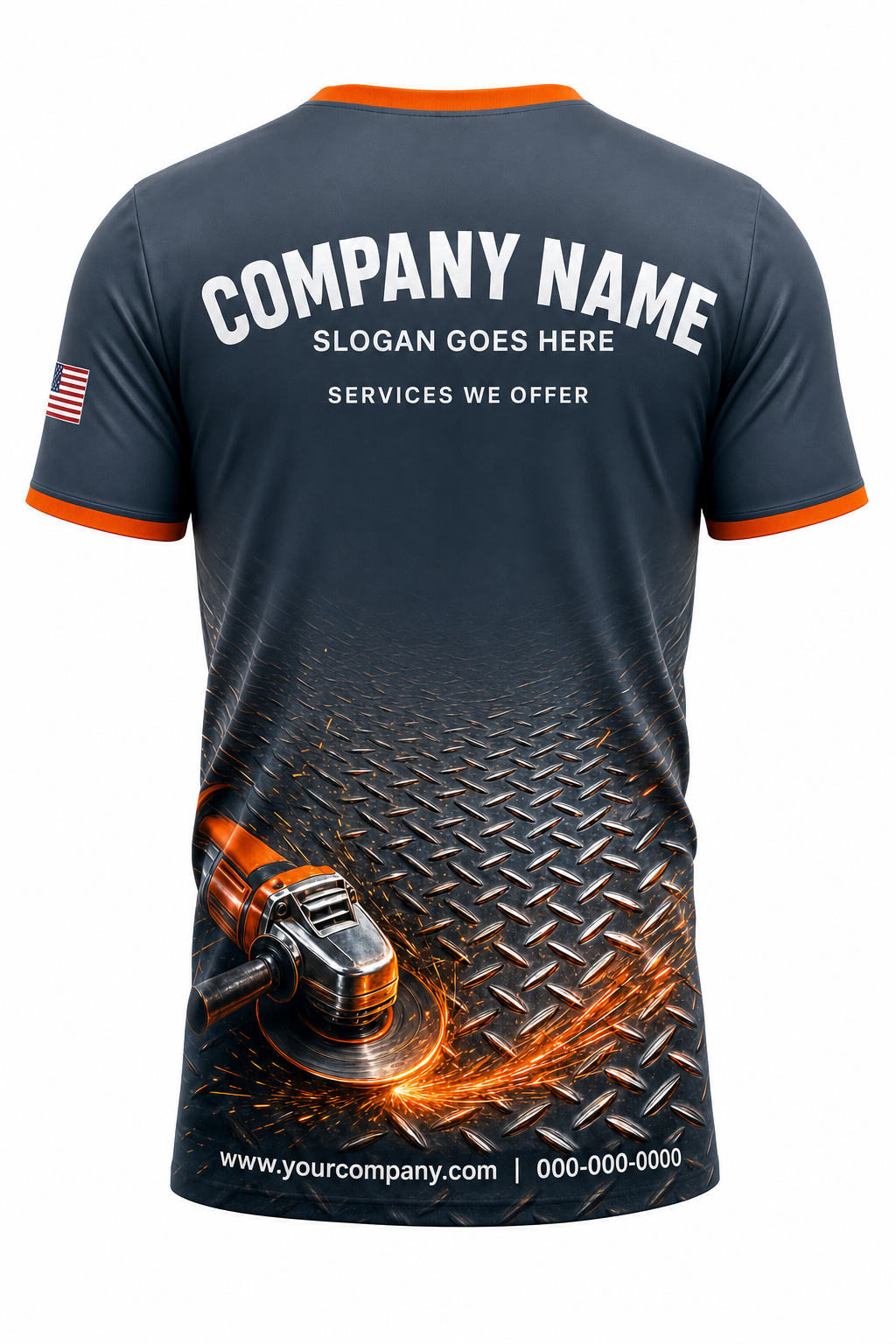 Diamond Plate - Crew Uniform back