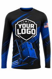 Dolly Haul custom moving & junk removal crew uniform Long Sleeve — front