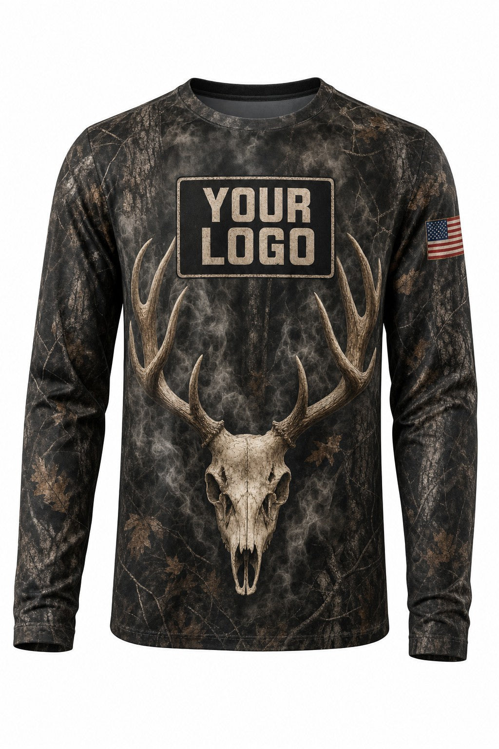 Elk Euro Skull Custom Hunting Team Uniform - custom crew uniform