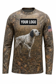 English Setter Upland Custom Hunting Team Uniform - custom crew uniform