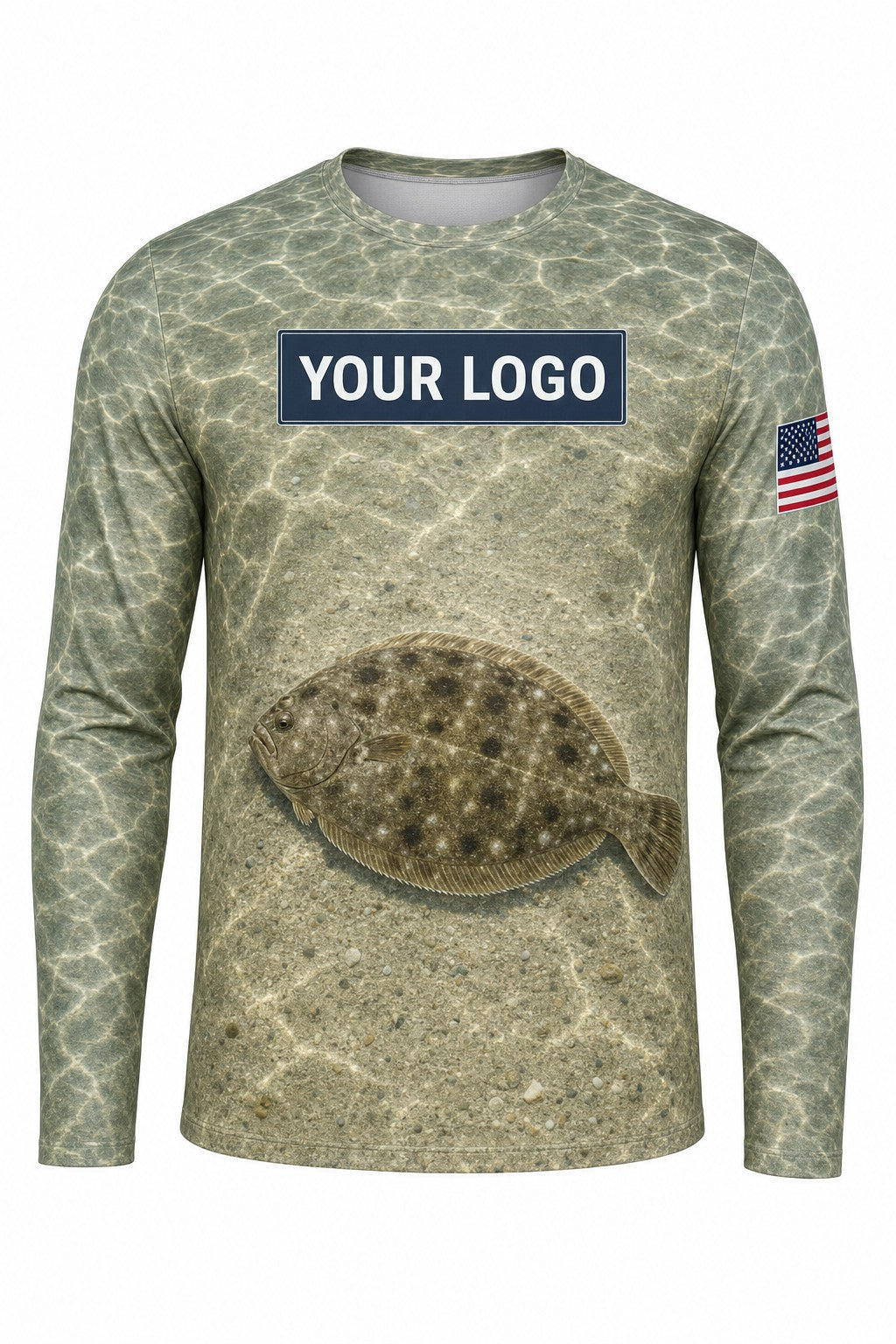 Flounder Custom Fishing Team Uniform - custom crew uniform