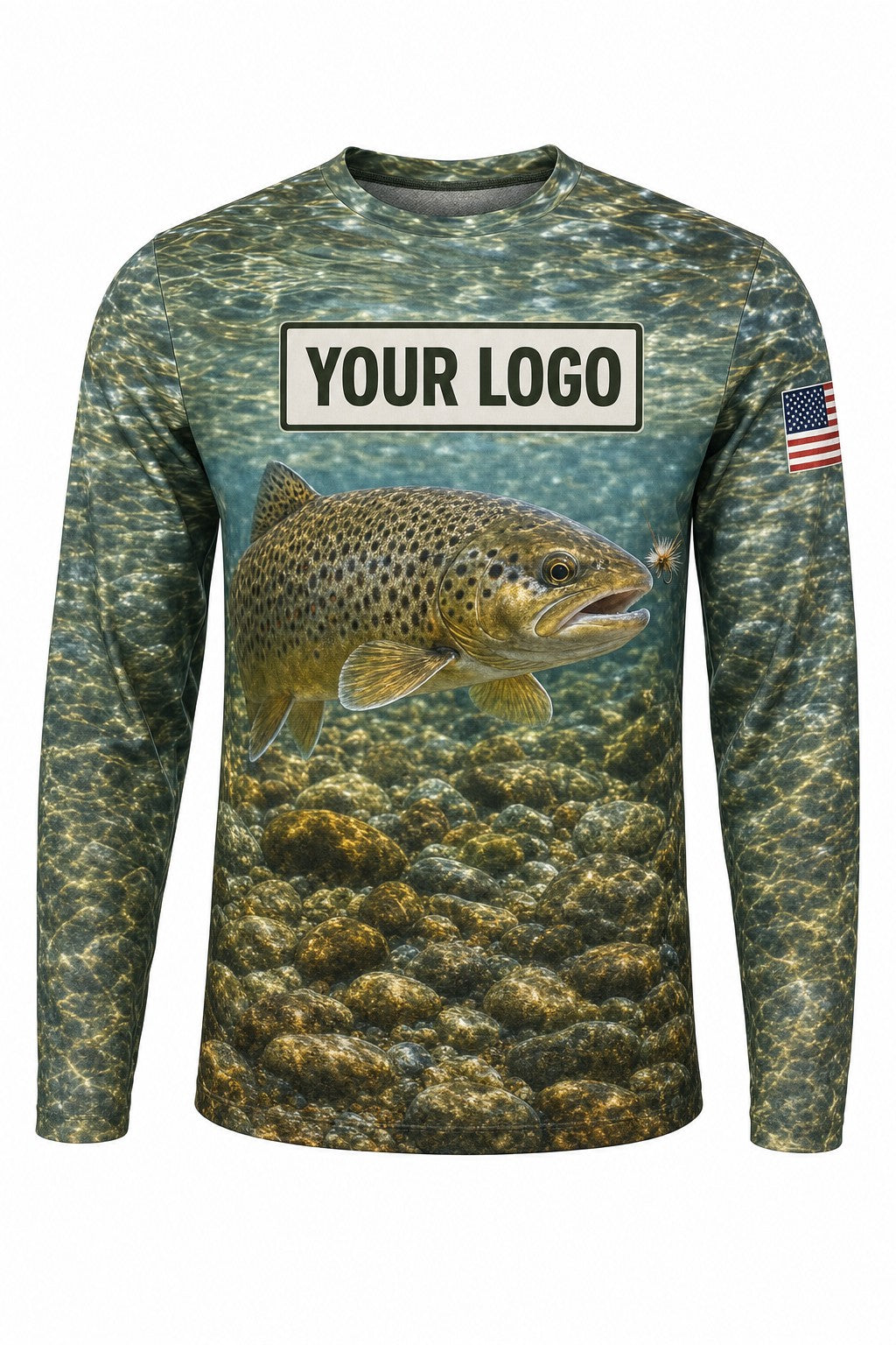 Fly Fishing Trout Custom Fishing Team Uniform - custom crew uniform
