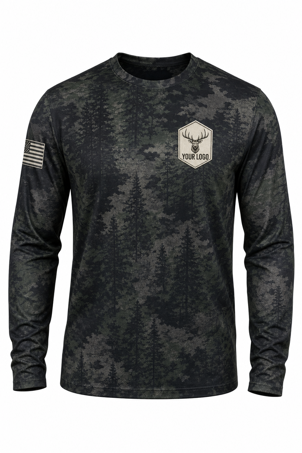 Elk Guide Crew Shirt - custom crew uniform