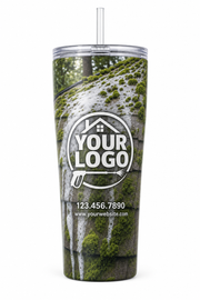 Forest Soft-Wash custom roof cleaning & pressure washing crew uniform Tumbler — front