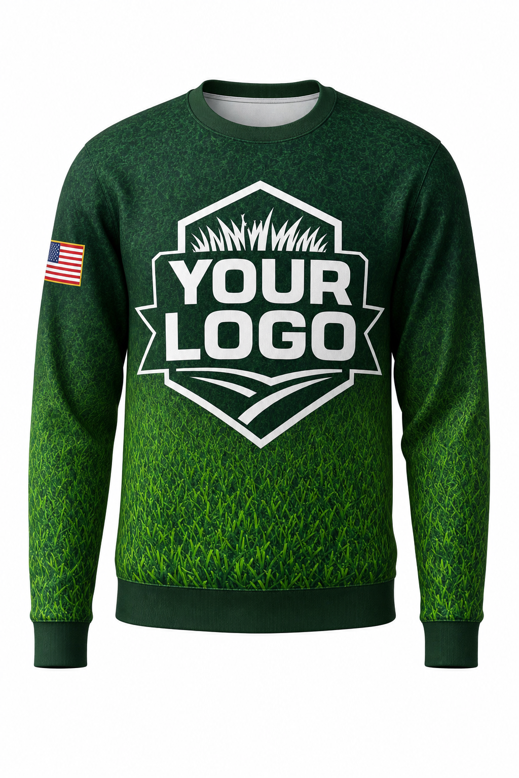 Forest Turf custom lawn care & landscaping crew uniform Sweatshirt — front