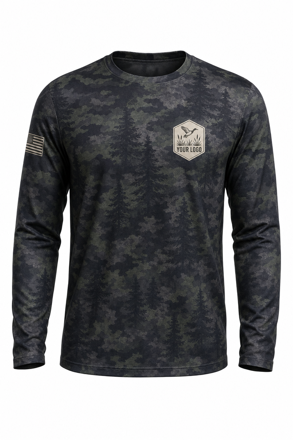 Waterfowl Guide Crew Shirt - custom crew uniform