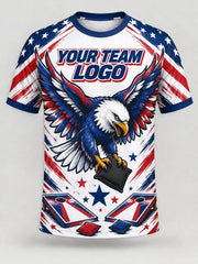 Freedom Flyer custom cornhole team jersey, front